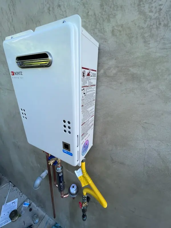 Tankless water heater installation for Wallace Meadows homes